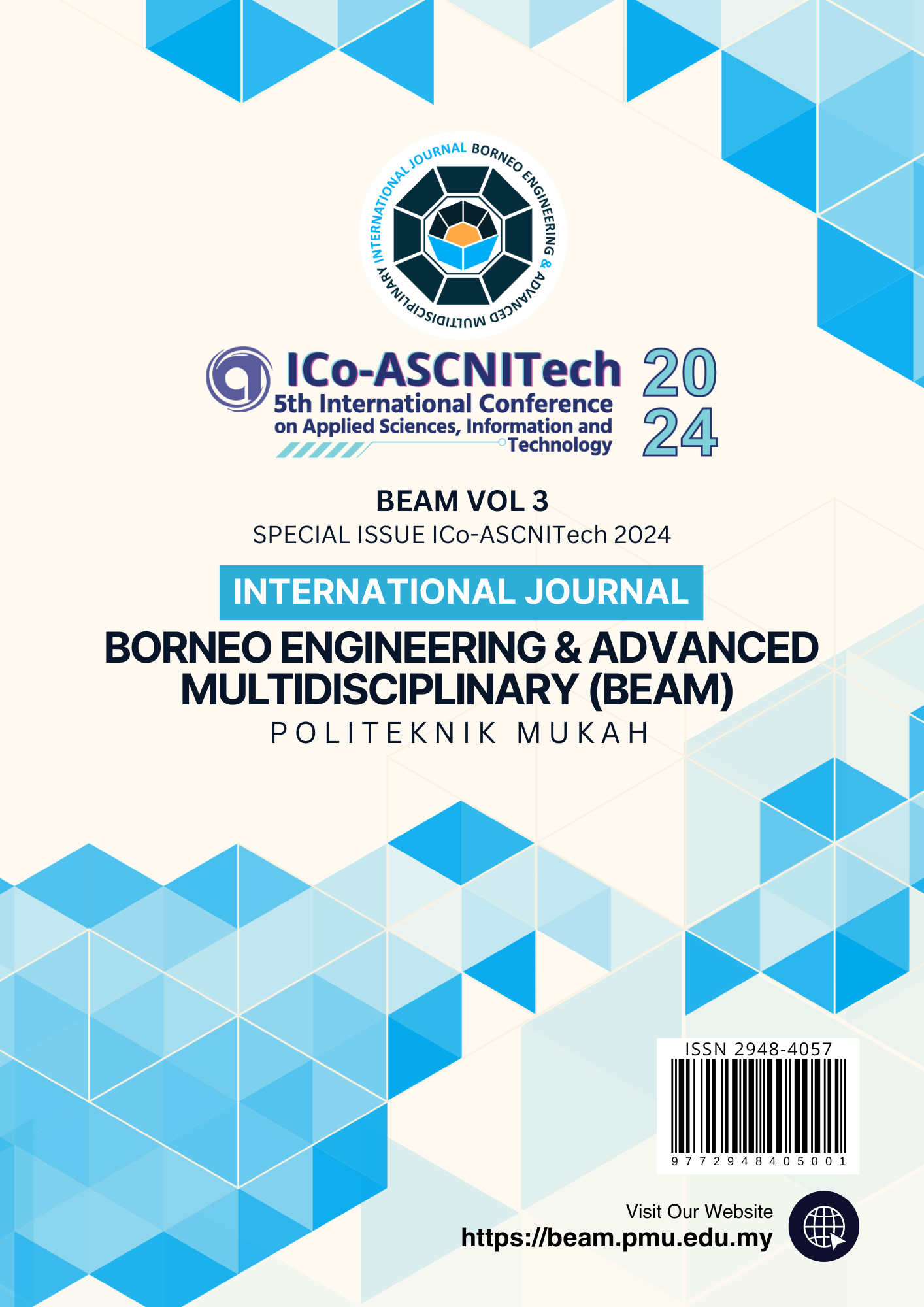 					View Vol. 3 No. Special Issue (ICo-ASCNITech 2024) (2024): Borneo Engineering & Advanced Multidisciplinary International Journal (BEAM)
				